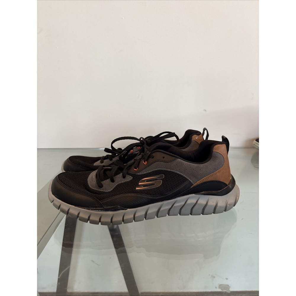 Mesh Lace-Up Jogger W/Leather Overlays & Air-Coole OVERHAUL  Size 13